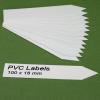 Labels (WHITE pointed Pvc labels 100 x 16 mm)