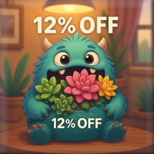 Succulente in Festa! Sconto del 12%